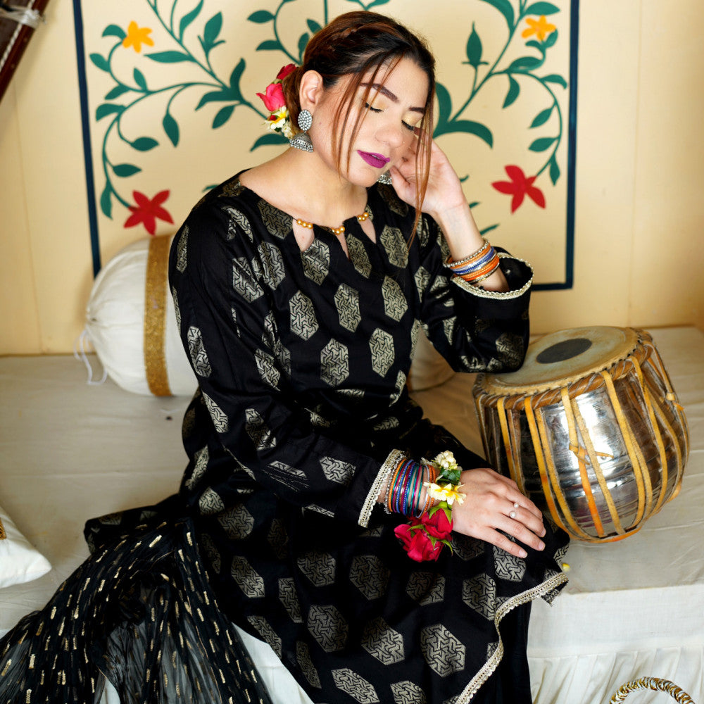 Black n Gold-3 Piece Set