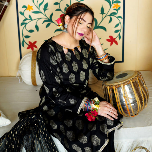 Black n Gold-3 Piece Set