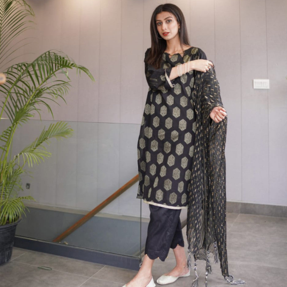 Black n Gold-3 Piece Set