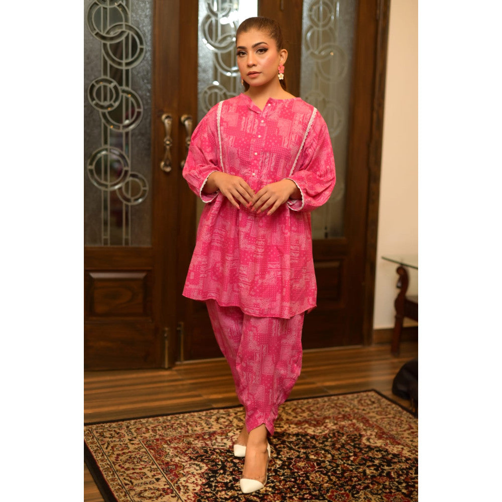 Pink Tulip - Baggy Frock with trouser